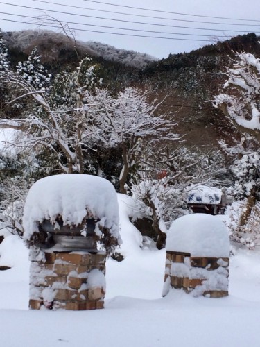 笠間市(旧：岩間町)の積雪